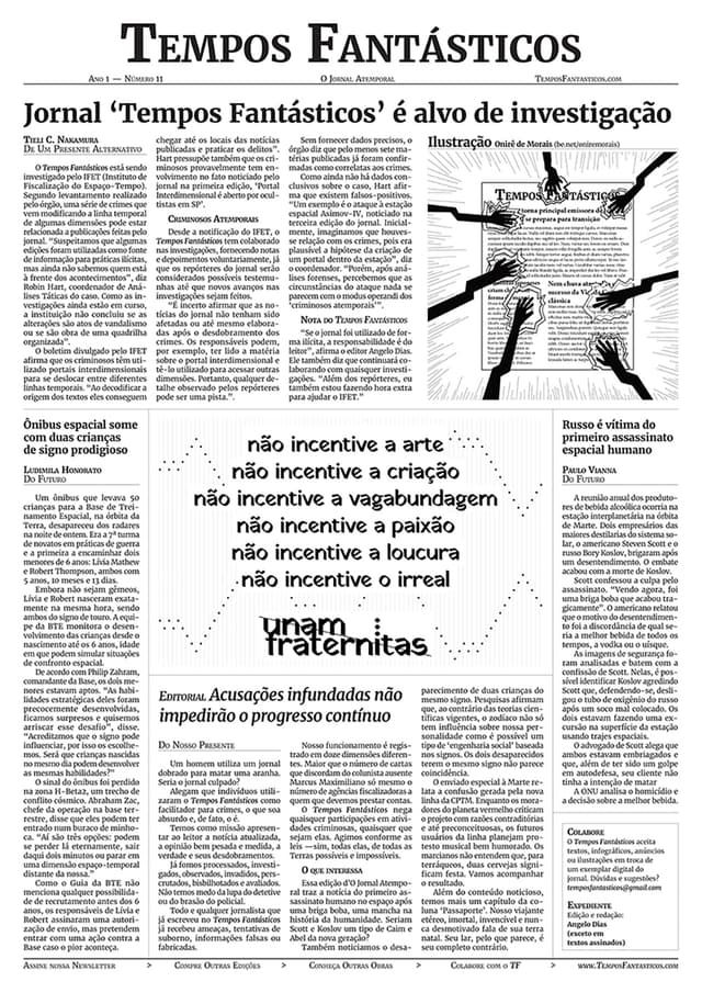 Capa da edição 11 do TF